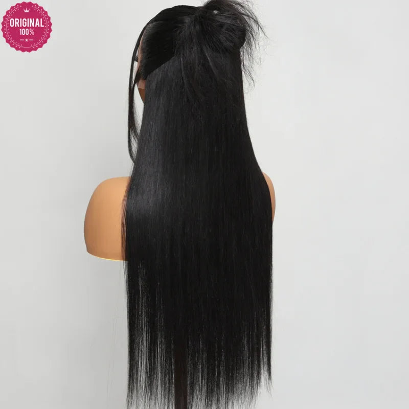 Beautyforever Glueless Straight Human Hair Wig Preplucked 13x4 Lace Front Human Hair Wig Brazilian 5x5 HD Lace Wig