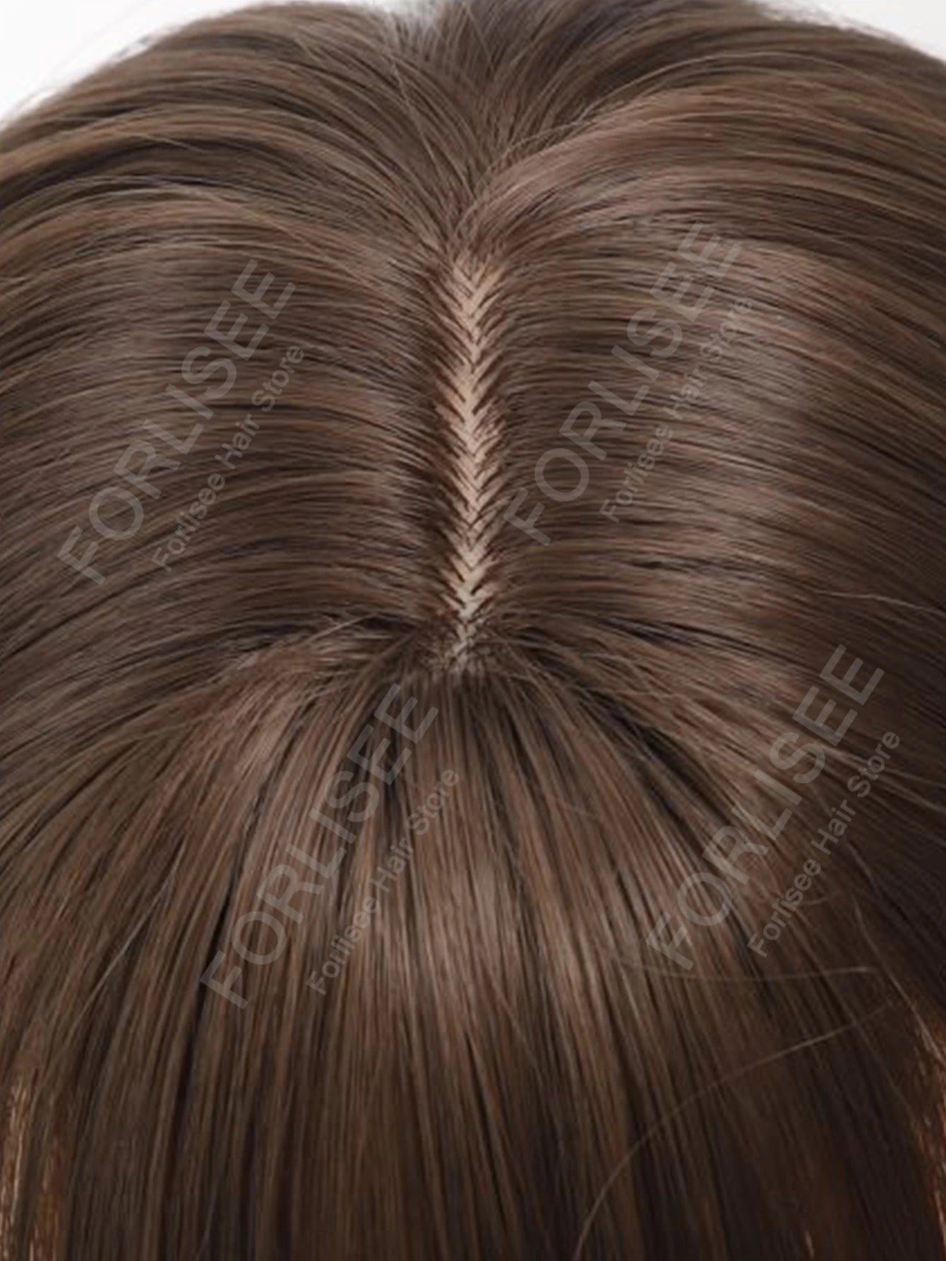 Double Ponytail Hazelnut Gray Brown Long Curly Hair with Bangs Synthetic Heat Resistant Fiber Wig Suitable for Women Daily Party