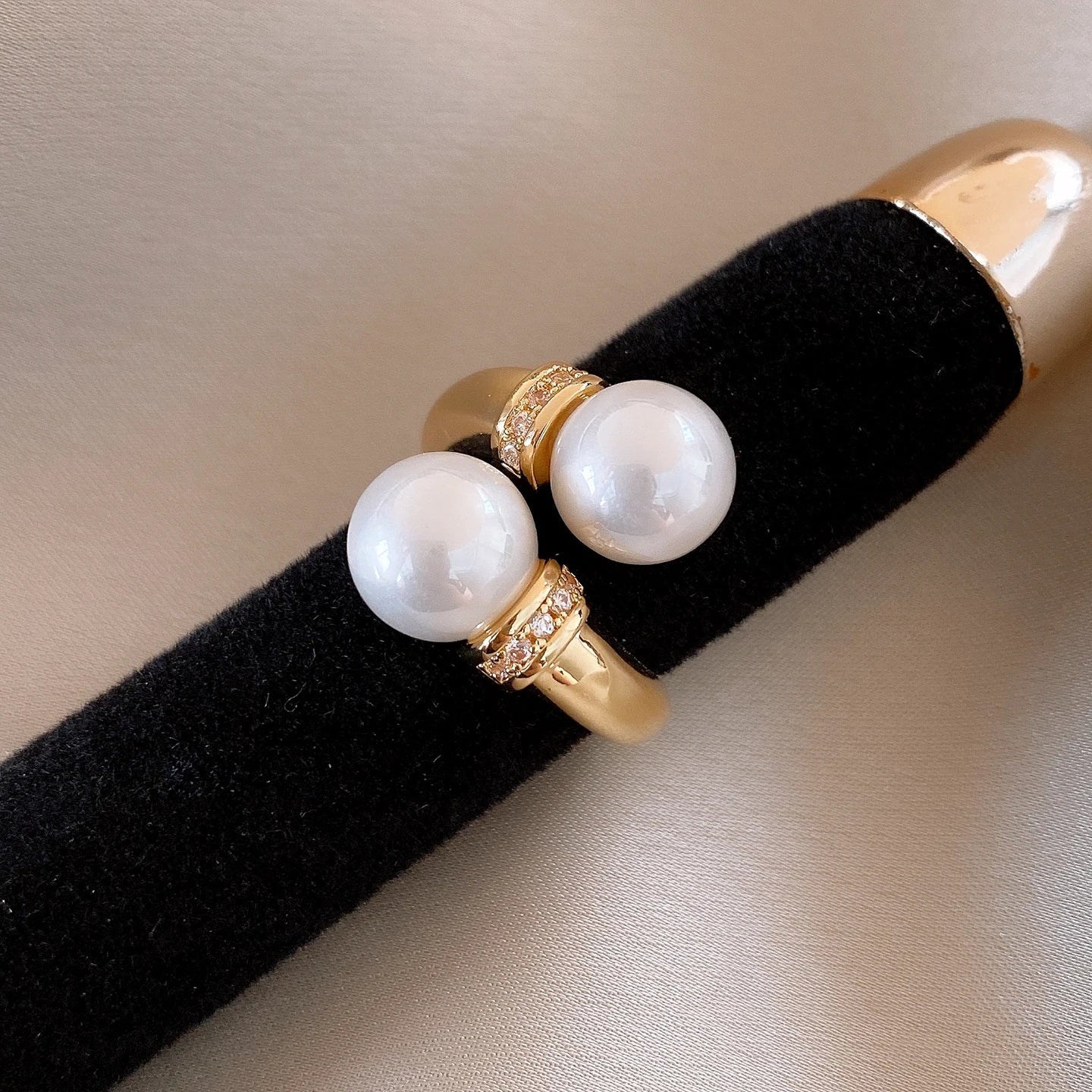 Statement New Pearl Rings For Women Luxury Fashion Designers Finger Hand Jewelry Ring