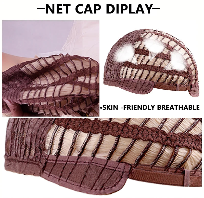 Wigs for women long straight hair heat-resistant synthetic fiber 25 inches black and red abalone head with bangs full wig