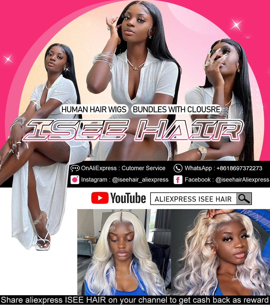 Headband Wig Human Hair ISEE HAIR Kinky Curly Human Hair Wigs For Women Brazilian Short Bob Wigs Glueless Full Machine Made Wig