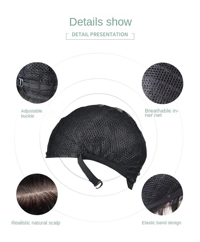 Blonde Wig Women Long Straight Bangs Natural Synthetic Fiber Synthetic Hair Fashion Ladies Daily Party Use Heat Resistant