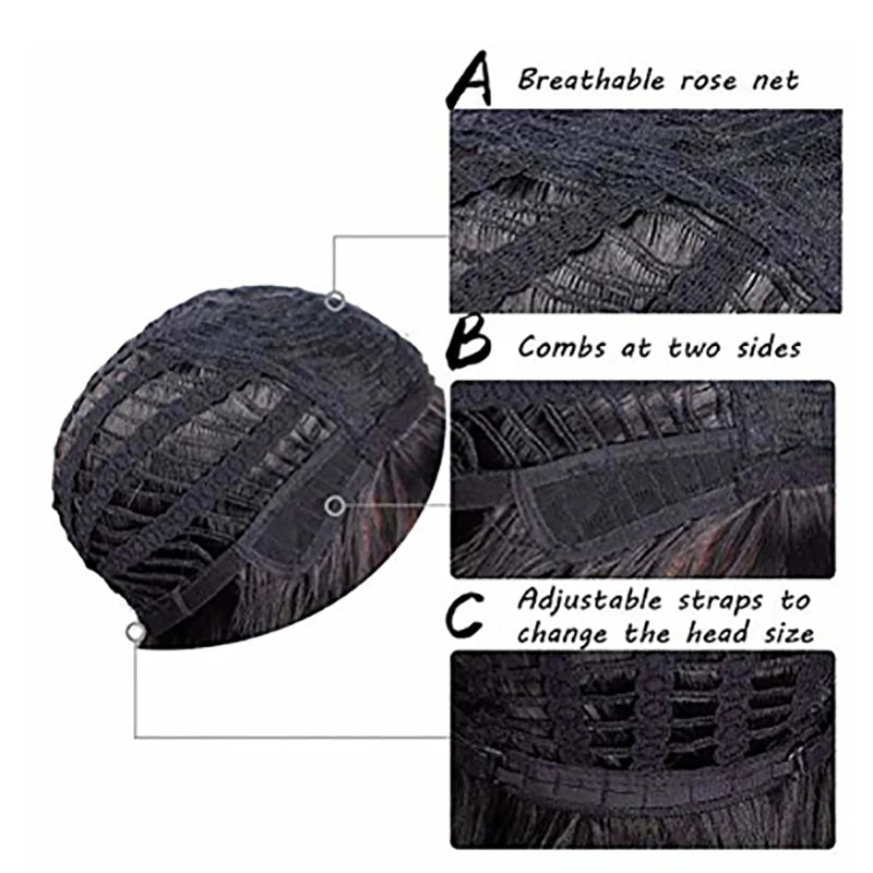 Synthetic Hair 1920s Wig Finger Wave The Great Gatsby Curly Long Wig Vintage Wigs for Women Lady  Heat Resistant Costume Wigs