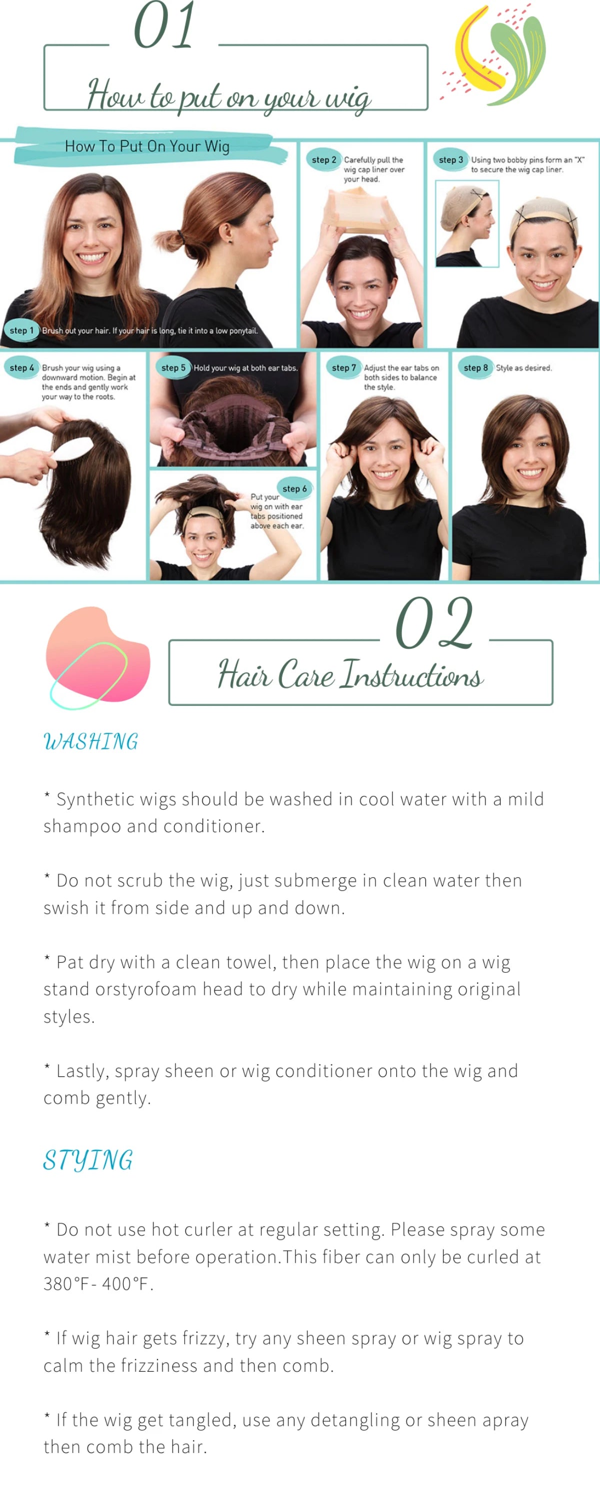 Black Long Curly Lace Front 13*3 Wigs for Black Women Long Deep Wave Synthetic Wigs with Baby Hair Heat Resistant Fiber Glueless