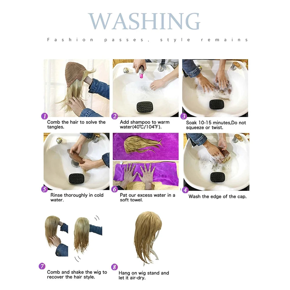 Women’s 70s 80s Style Long Synthetic Curly Hair Wig Glam Rock Rocker Wig Perfect for Halloween Cosplay  DIY Themed Costume Party