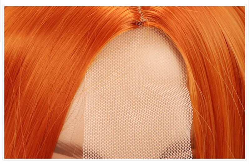 Long Straight Hair Synthetic Wig Female 34inch Long Black Red Blonde Wigs For Women Natural Wigs Women Cosplay Wig Middle Part