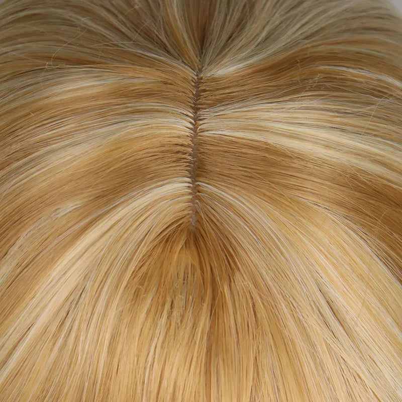 WHIMSICAL W Long Wavy Mix Blonde Wigs Natural Heat Resistant Hair Synthetic Wig for Women