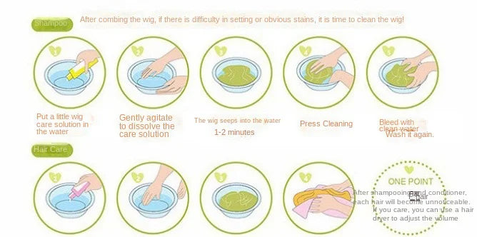 Long Synthetic Wig With Black, Smooth and Natural Bangs, Long Straight Hair. Women's Daily Cosplay With Full Headgear