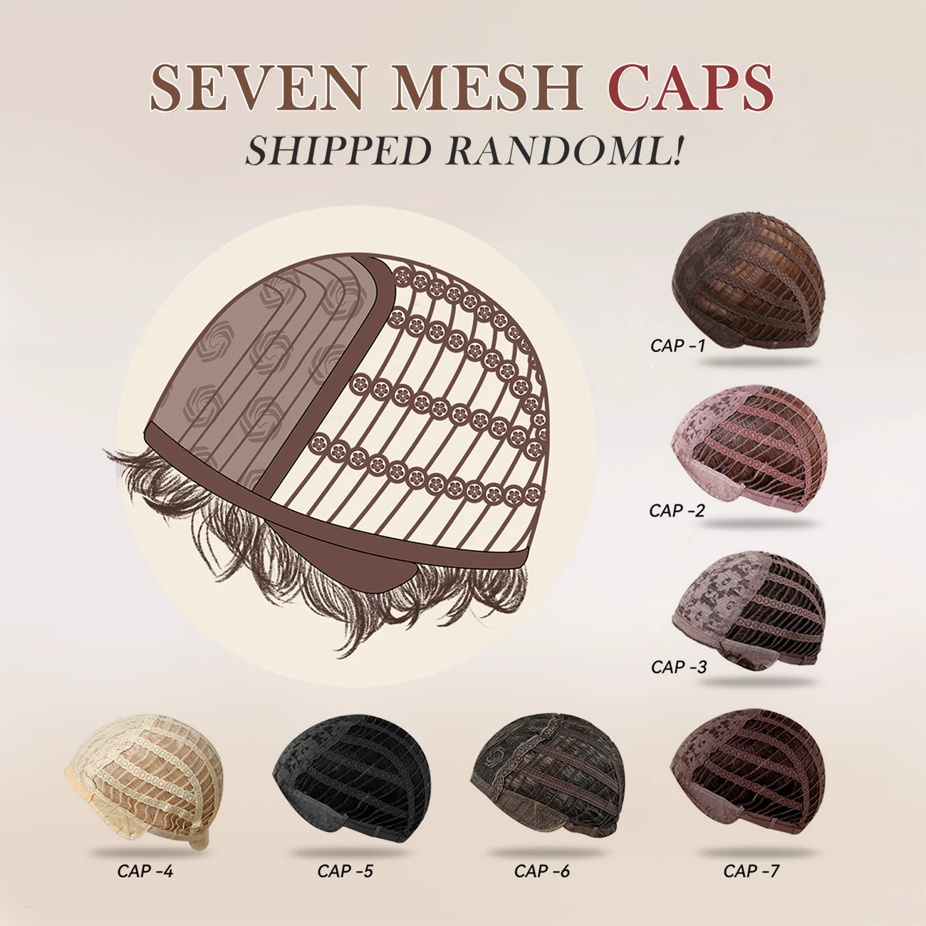 Long Curly Wavy Brown Wigs Highlights Brown Hair Synthetic Wigs For Women Daily Middle Part Natural Looking Wig High Temperature