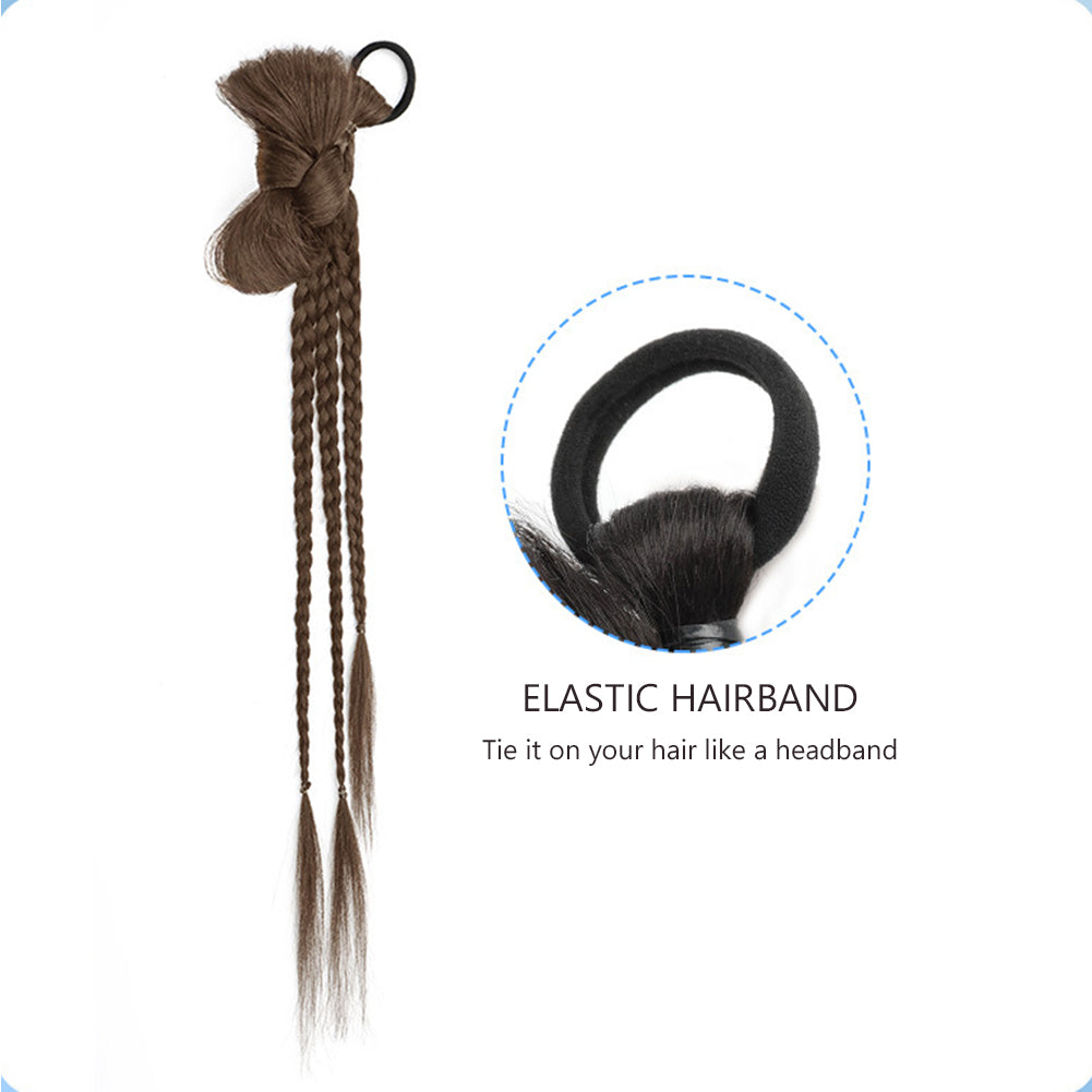 Women's Braid Wig - Cute And Natural Hair Extensions For Long Braid Styles, Ideal For Role-Playing, And Costume Props