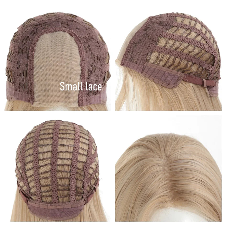 Synthetic wig linen long straight hair with bangs long curly hair ponytail extensions dirty braids Halloween Christmas gifts