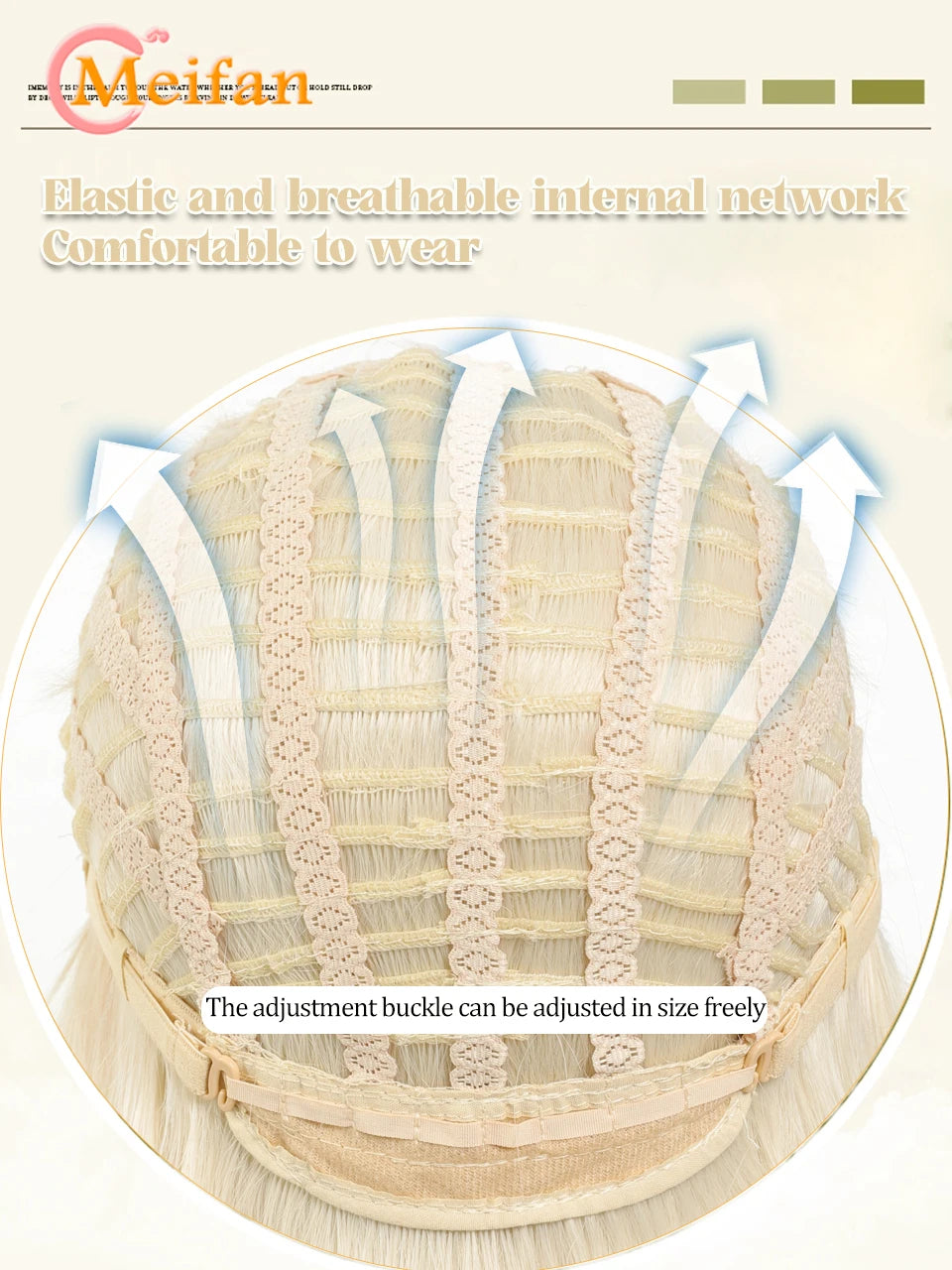 Long Blonde Wavy Synthetic Wigs with Bangs Cosplay Lolita Party Hair Wigs for Women Natural Wig Daily Use Halloween Wig